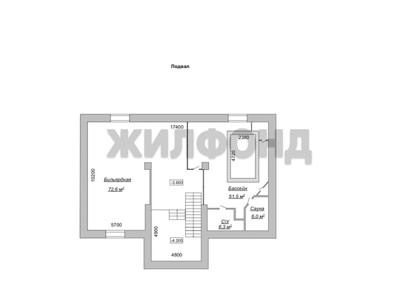 
   Продам дом, 556 м², Новосибирск

. Фото 20.