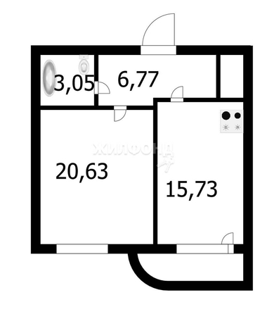 
   Продам 2-комнатную, 47.7 м², Дуси Ковальчук ул, 250

. Фото 10.