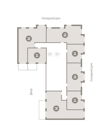 
   Продам 2-комнатную, 54.7 м², Лебедевский квартал, дом 1

. Фото 16.