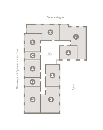 
   Продам 1-комнатную, 41.3 м², Лебедевский квартал, дом 1

. Фото 16.