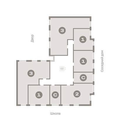 
  Продается 3-комн. квартира, 84.7 м², ЖК Лебедевский квартал, дом 1
. Фото 16.