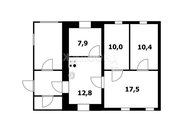 
   Продам дом, 58.6 м², Новосибирск

. Фото 10.