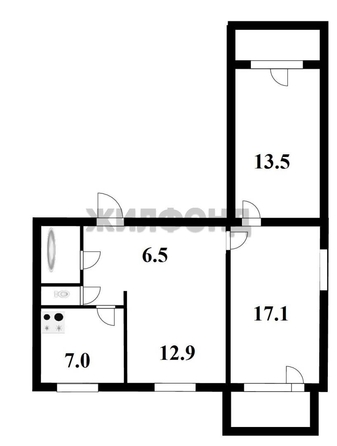 
  Продается 3-комн. квартира, 60.4 м², Полтавская ул, д. 29
. Фото 8.