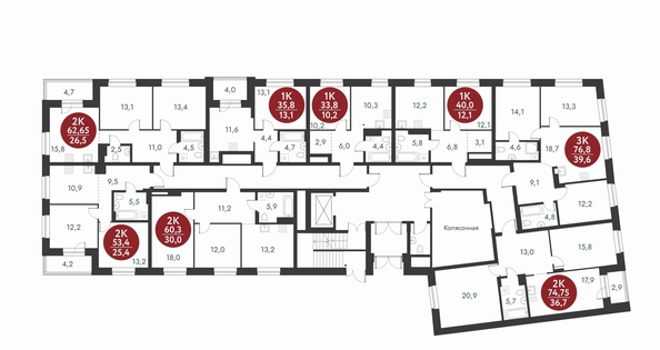 
  Продается 2-комн. квартира, 63.15 м², ЖК Скандинавские кварталы, дом 1
. Фото 2.