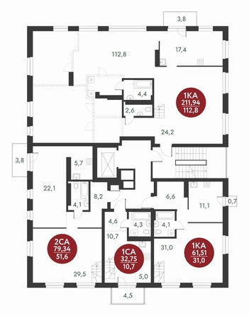
  Продается студия, 31.7 м², ЖК Скандинавские кварталы, дом 1
. Фото 2.