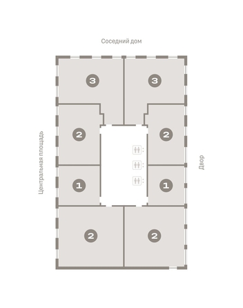 
   Продам 3-комнатную, 81.84 м², Европейский берег, дом 45

. Фото 1.