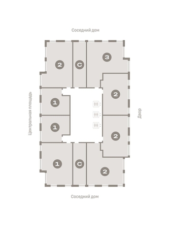 
  Продается 2-комн. квартира, 73.58 м², ЖК Европейский берег, дом 45
. Фото 1.