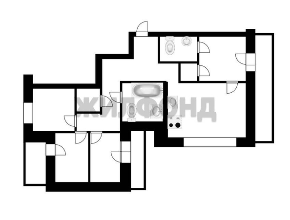 
  Продается 4-комн. квартира, 120.6 м², ЖК Кларус-парк
. Фото 16.