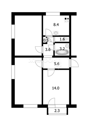 
   Продам комнату, 14 м², Филатова ул, 6

. Фото 5.