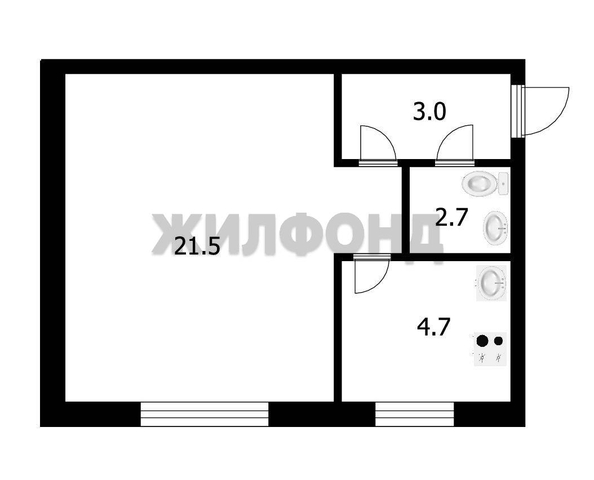 
   Продам 1-комнатную, 30.9 м², Светлая ул, 4

. Фото 5.