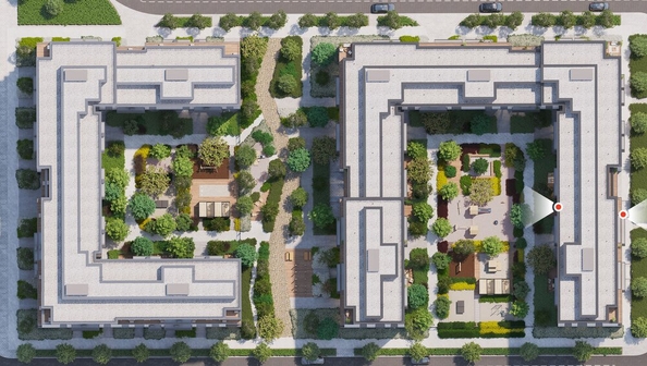 
  Продается 2-комн. квартира 66.51 м², в ЖК Пшеница, 6.1. Фото 2.