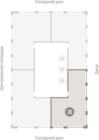 
  Продается 3-комн. квартира 129.46 м², в ЖК Европейский берег, дом 45. Фото 2.