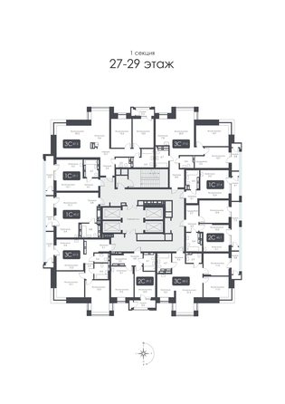 
   Продам 3-комнатную, 66.3 м², CITY TOWERS (Сити Тауэрс)

. Фото 37.