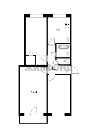 
   Продам комнату, 17.4 м², Петухова ул, 36

. Фото 14.