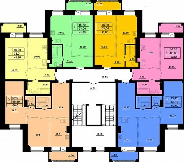 
   Продам 1-комнатную, 42.5 м², Малиновского, дом 16, корпус 1, этап 2

. Фото 3.