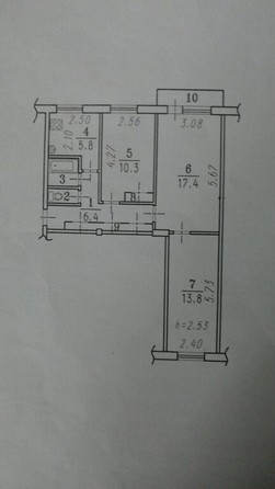 
   Продам 3-комнатную, 57.9 м², Архитекторов б-р, 1/6

. Фото 7.