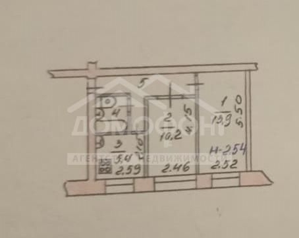 
   Продам 2-комнатную, 40.6 м², Молодогвардейская ул, 14

. Фото 1.