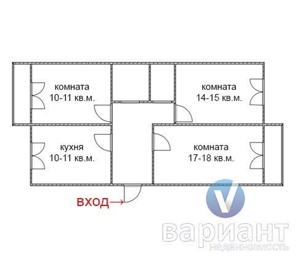 
   Продам 3-комнатную, 70 м², Шакурова ул, 8/1

. Фото 4.