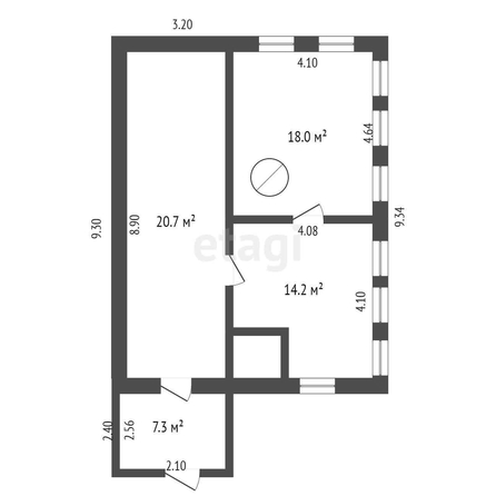 
   Продам дом, 66.2 м², Баженово

. Фото 2.