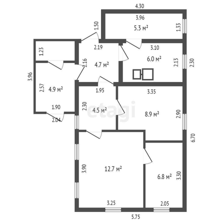 
   Продам дом, 38.9 м², Омск

. Фото 1.