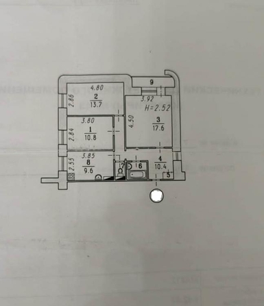 
   Продам 3-комнатную, 68 м², Машиностроительная ул, 7

. Фото 16.