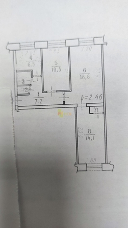 
   Продам 3-комнатную, 61 м², Казахстанская 2-я ул, 44

. Фото 5.