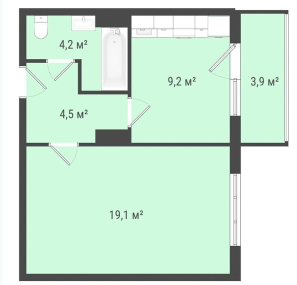 
   Продам 1-комнатную, 37 м², Амурский 6-й проезд, 16

. Фото 20.