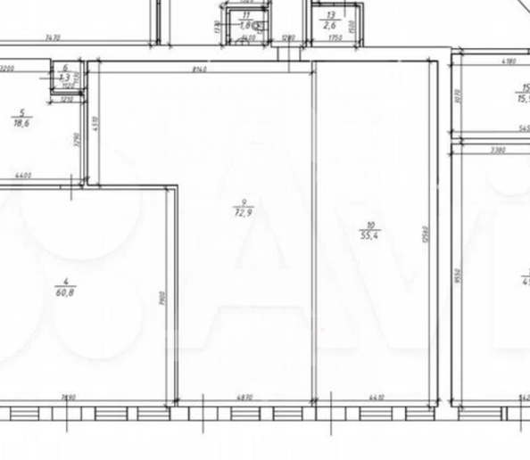 
  Сдается офис, 55.4 м², Дианова ул, д. 1Б
. Фото 8.