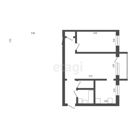 
  Продается 2-комн. квартира, 41 м², 20-го партсъезда, д. 34
. Фото 5.