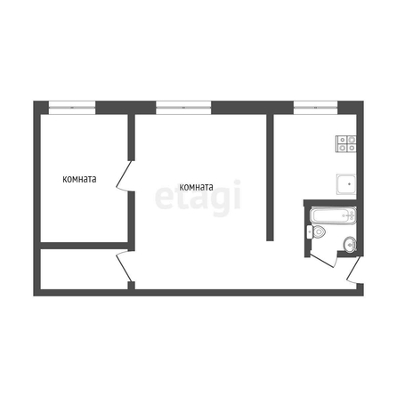 
  Продается 2-комн. квартира, 44.8 м², Светлая ул, д. 4/1
. Фото 5.