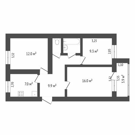 
  Продается 3-комн. квартира, 64 м², Дмитриева ул, д. 2/3
. Фото 5.