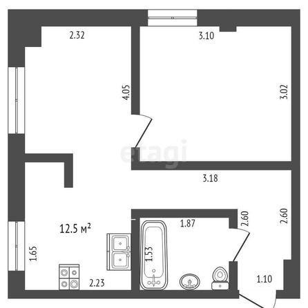 
  Продается 1-комн. квартира, 30.1 м², Мира пр-кт, д. 51
. Фото 5.