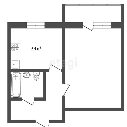
  Продается 1-комн. квартира, 30.8 м², 22 Апреля ул, д. 44
. Фото 5.