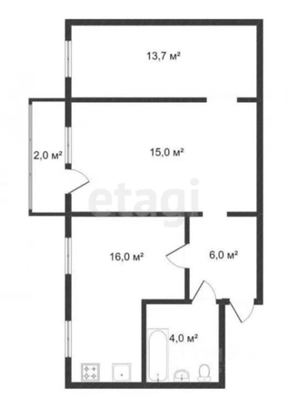 
  Продается 3-комн. квартира, 56 м², Транспортная 4-я ул, д. 12
. Фото 4.