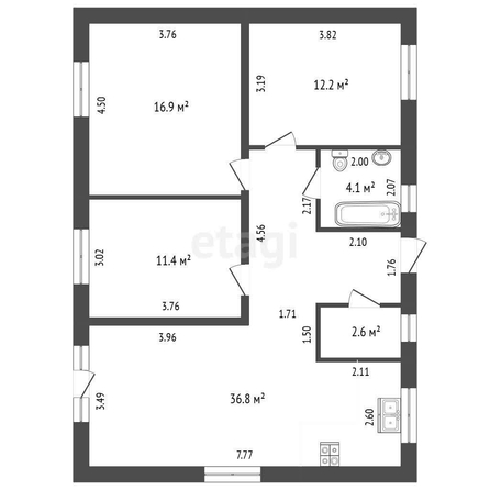 
  Продается дом, 87.9 м², поселок Магистральный
. Фото 4.