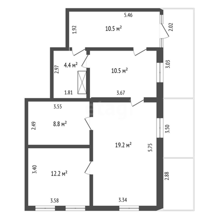 
  Продается дом, 94.9 м², Омск
. Фото 5.