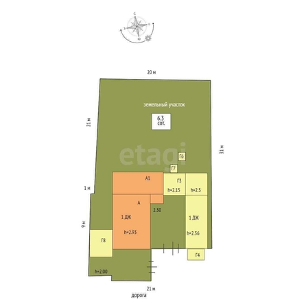 
  Продается дом, 87.2 м², Омск
. Фото 4.
