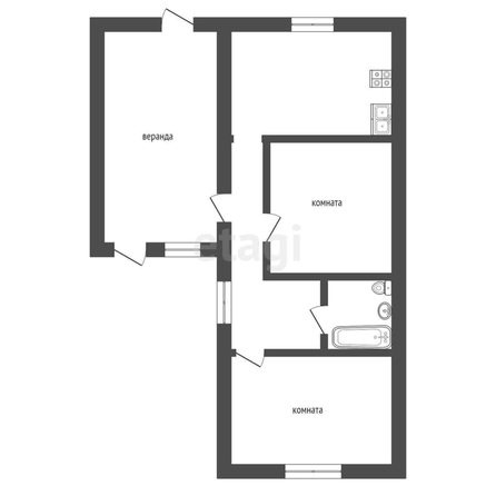 
  Продается дом, 40.5 м², Омск
. Фото 5.