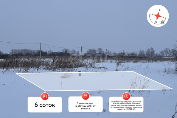
  Продается земельный участок, 6 соток, поселок Новоомский
. Фото 2.