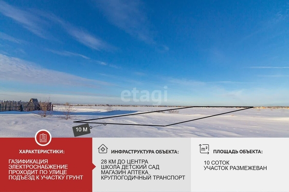 
  Продается земельный участок, 10 соток, село Надеждино
. Фото 4.