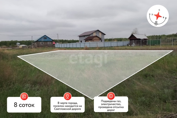 
  Продается земельный участок, 8 соток, Омск
. Фото 5.