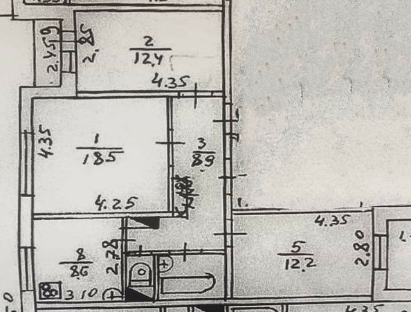 
  Продается 3-комн. квартира, 68.5 м², Дианова ул, д. 12
. Фото 4.