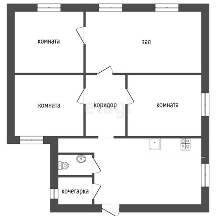 
  Продается дом, 69.4 м², село Октябрьское
. Фото 5.
