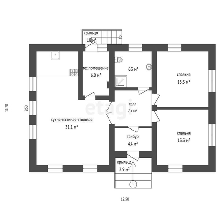 
  Продается дом, 91 м², поселок Горячий Ключ
. Фото 5.