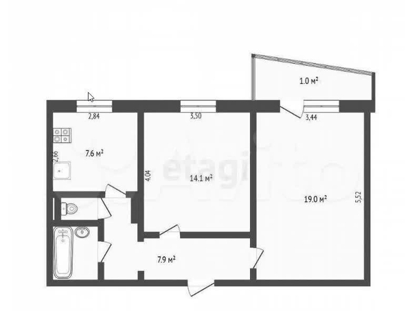
  Продается универсальное помещение, 51.4 м², Ядринцева ул, д. 24
. Фото 4.