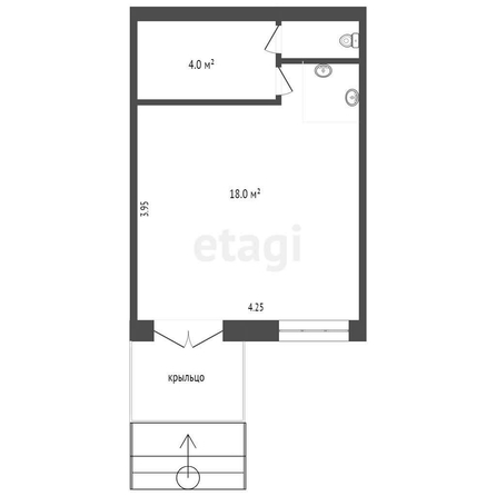 
  Продается универсальное помещение, 23 м², Мира пр-кт, д. 82/1
. Фото 5.