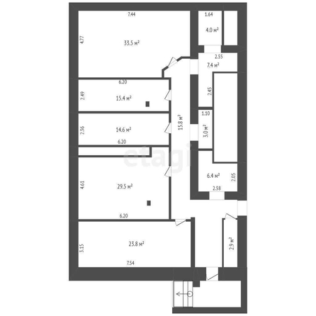 
  Продается торговая площадь, 160 м², Мира пр-кт, д. 60
. Фото 5.
