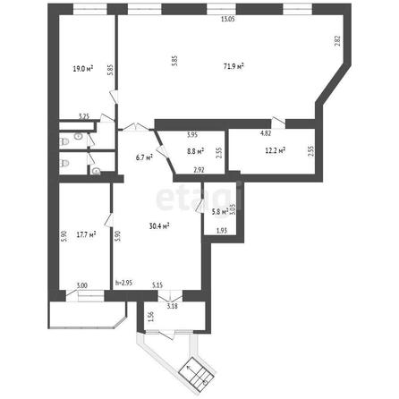 
  Продается универсальное помещение, 183 м², 5-й армии, д. 4
. Фото 5.