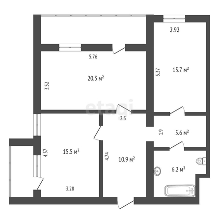 
  Продается универсальное помещение, 80.5 м², Мельничная ул
. Фото 5.