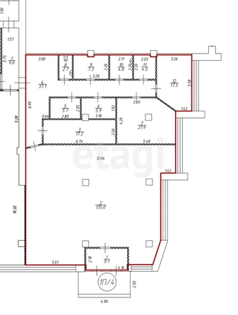 
  Продается универсальное помещение, 407.4 м², Культуры пр-кт
. Фото 4.
